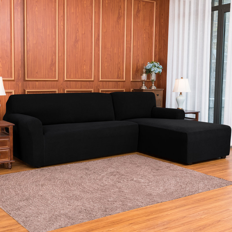 Ebern Designs L-Shaped Right 2 Piece Box Cushion Sofa 